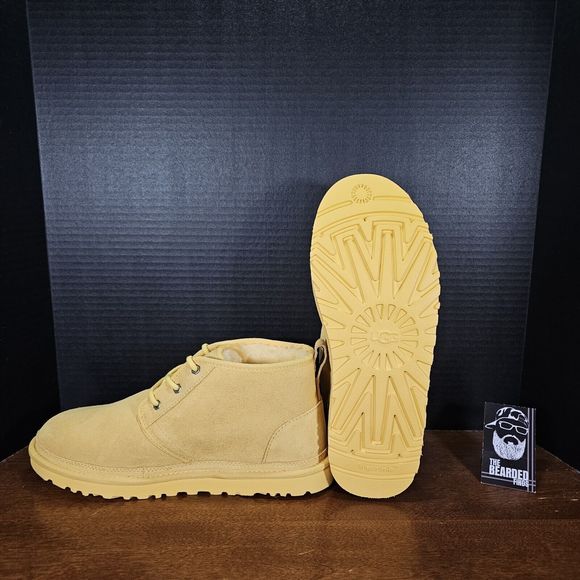 UGG Mens Neumel Suede Ankle Chukka Boot - Size 11 - 3236 - Corn - Fur Lined main image 9